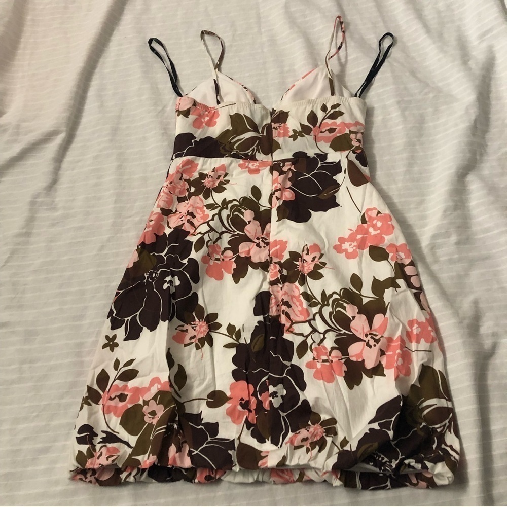 Macys Love Teaser Empire Waist Waist Tie Floral Baby Doll Dress Sz. 3.     B9